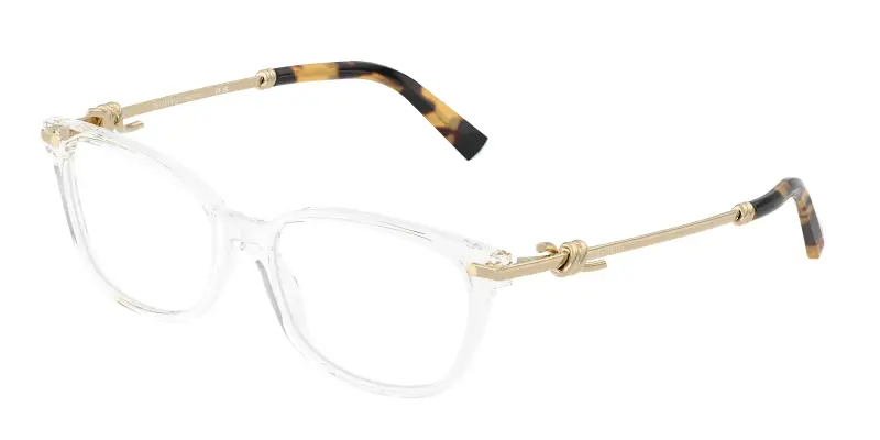 Donna TF2281 8047 Montature da vista Acetato Trasparente Trasparente Pillow Normale