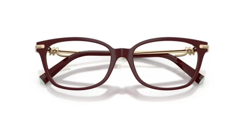 Donna TF2281 8389 Montature da vista Acetato Viola Trasparente Pillow Normale miniatura 2