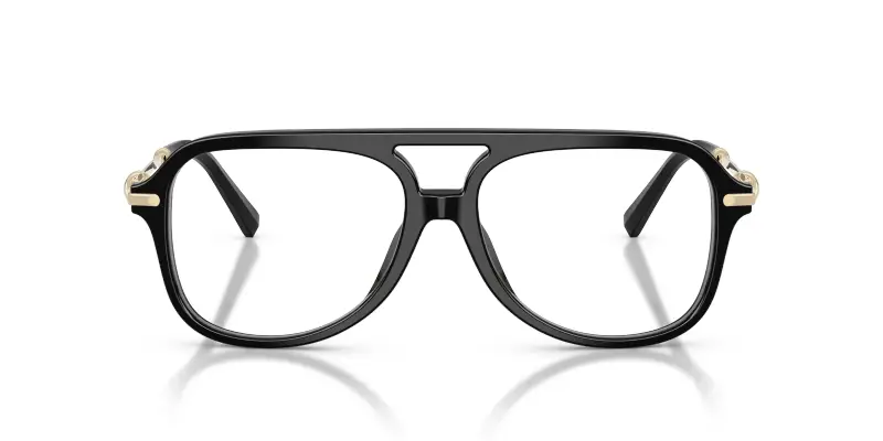 Donna TF2283 8001 Montature da vista Acetato Nero Trasparente Pilot Normale miniatura 3