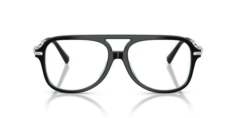 Donna TF2283 8055 Montature da vista Acetato Nero Trasparente Pilot Normale miniatura 3