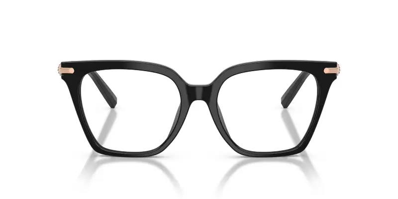 Donna TF2284B 8001 Montature da vista Acetato Nero Trasparente Squadrata Normale miniatura 3