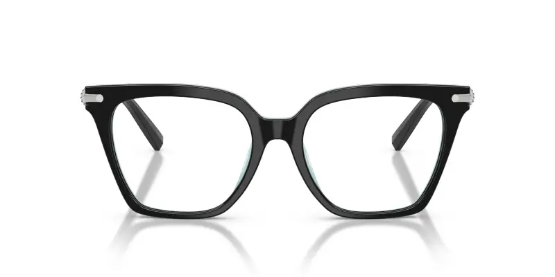 Donna TF2284B 8055 Montature da vista Acetato Nero Trasparente Squadrata Normale miniatura 3