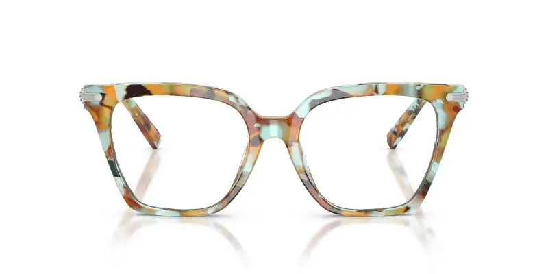 Donna TF2284B 8441 Montature da vista Acetato Tartaruga Trasparente Squadrata Normale miniatura 3