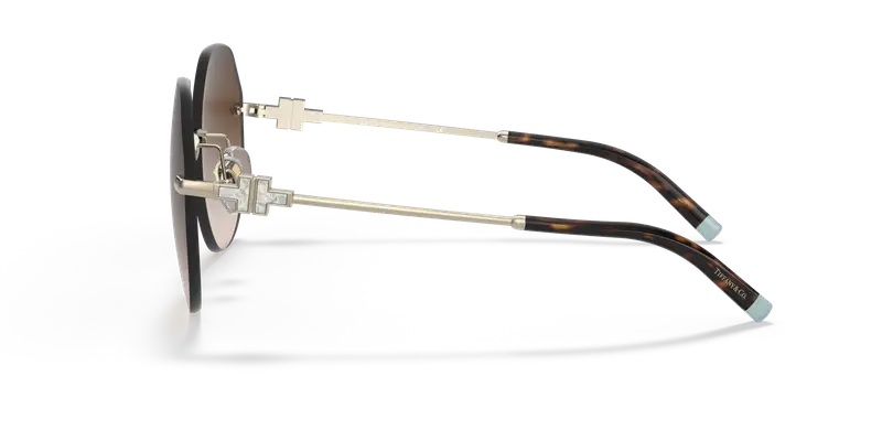 Tiffany Occhiali da sole Donna Marrone 855346 miniatura 3