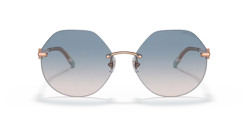 Tiffany Occhiali da sole Donna Blu 855347 miniatura 2
