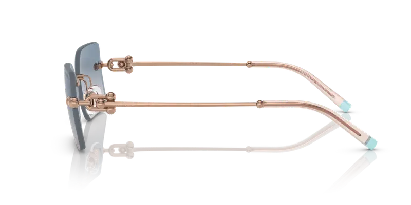 Tiffany Occhiali da sole Donna Marrone 856855 miniatura 3