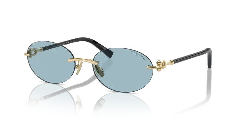 Tiffany Occhiali da sole Donna Blu 828902 miniatura 3