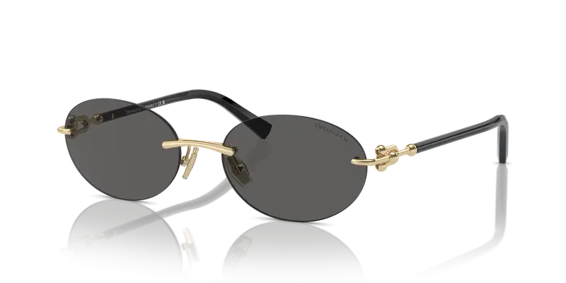 Tiffany Occhiali da sole Donna Grigio 828904 miniatura 3