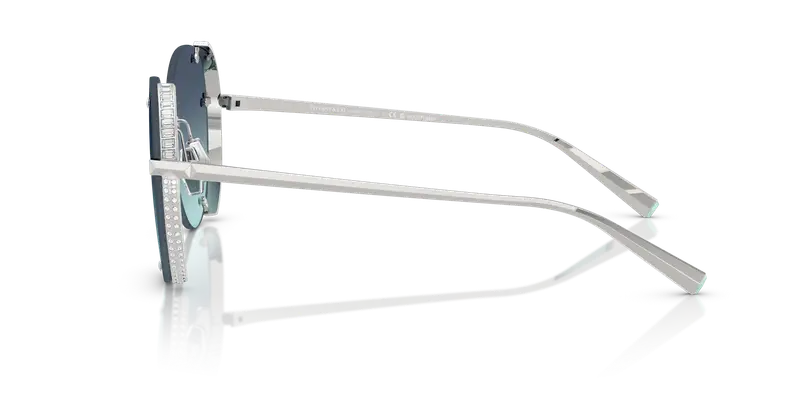 Tiffany Occhiali da sole Donna Argento 837685 miniatura 3