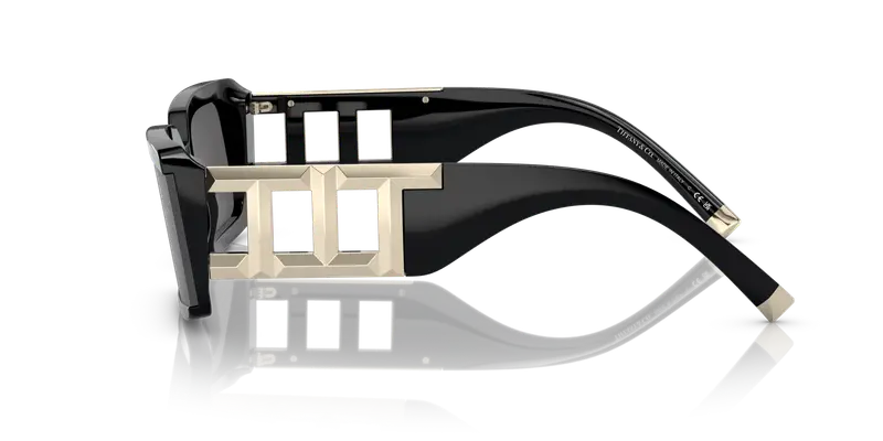 Tiffany Occhiali da sole Donna Grigio 856858 miniatura 3