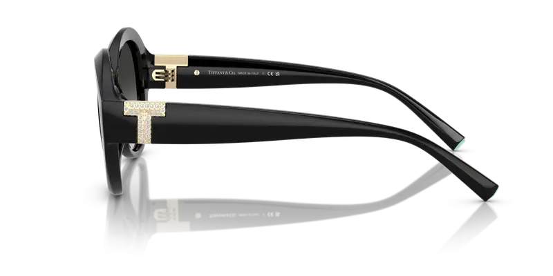Tiffany Occhiali da sole Donna Nero 837085 miniatura 3