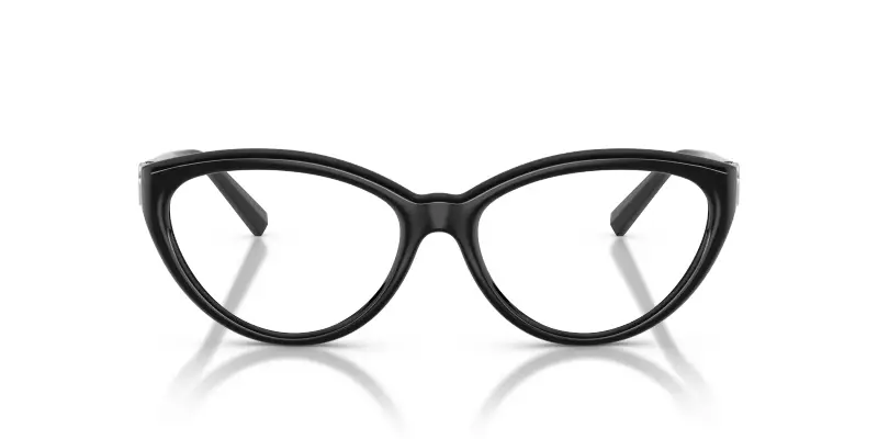 Donna Tiffany TF2287U 8001 Montature da vista Iniettato Nero Trasparente Cat Eye Normale miniatura 3