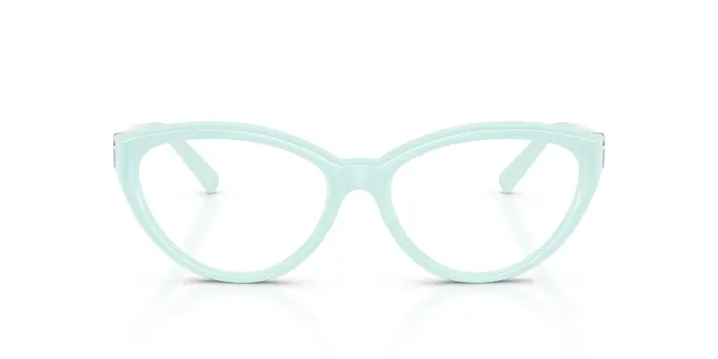 Donna Tiffany TF2287U 8450 Montature da vista Iniettato Blu Trasparente Cat Eye Normale miniatura 3