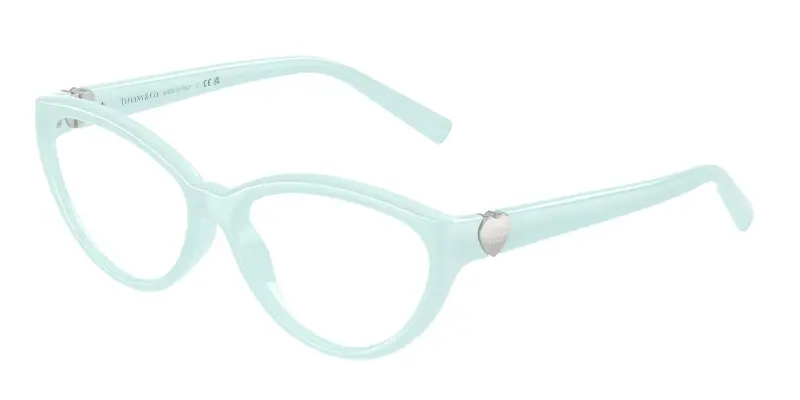 Donna Tiffany TF2287U 8450 Montature da vista Iniettato Blu Trasparente Cat Eye Normale