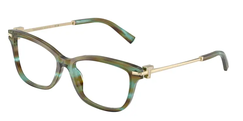 Donna Tiffany TF2288B 8124 Montature da vista Acetato Blu Trasparente Pillow Normale