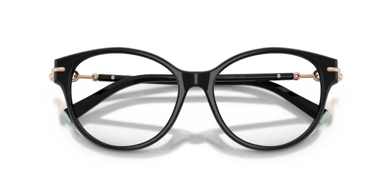 Donna Tiffany TF2289 8001 Montature da vista Acetato Nero Trasparente Cat Eye Normale miniatura 2