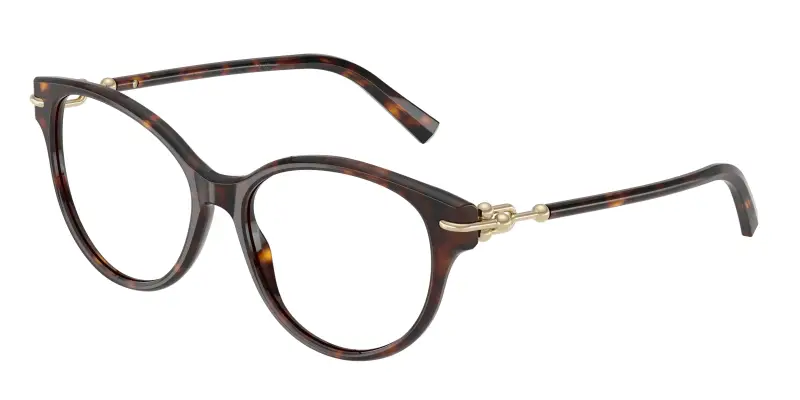 Donna Tiffany TF2289 8015 Montature da vista Acetato Tartaruga Trasparente Cat Eye Normale