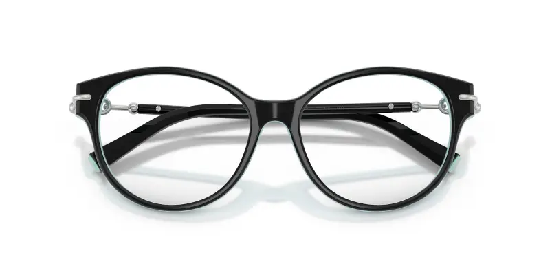 Donna Tiffany TF2289 8055 Montature da vista Acetato Nero Trasparente Cat Eye Normale miniatura 2
