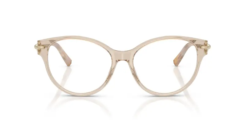 Donna Tiffany TF2289 8445 Montature da vista Acetato Marrone Trasparente Cat Eye Normale miniatura 3