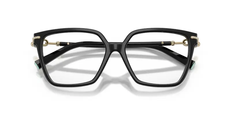 Donna Tiffany TF2290BU 8001 Montature da vista Acetato Nero Trasparente Squadrata Normale miniatura 2