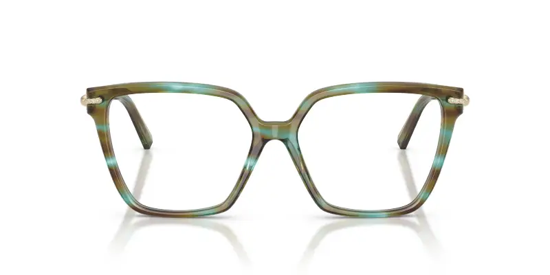 Donna Tiffany TF2290BU 8124 Montature da vista Acetato Blu Trasparente Squadrata Normale miniatura 3