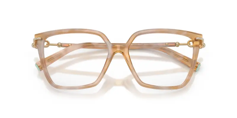 Donna Tiffany TF2290BU 8451 Montature da vista Acetato Tartaruga Trasparente Squadrata Normale miniatura 2