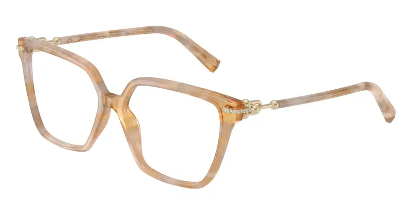 Donna Tiffany TF2290BU 8451 Montature da vista Acetato Tartaruga Trasparente Squadrata Normale