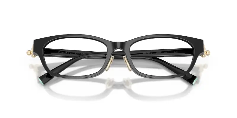 Donna Tiffany TF2291D 8001 Montature da vista Acetato Nero Trasparente Pillow Normale miniatura 2