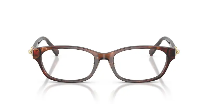 Donna Tiffany TF2291D 8421 Montature da vista Acetato Marrone Trasparente Pillow Normale miniatura 3