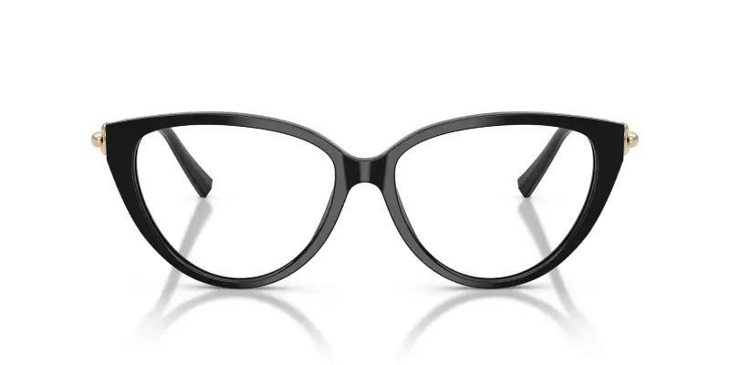 Donna Tiffany TF2292 8001 Montature da vista Acetato Nero Trasparente Cat Eye Normale miniatura 3