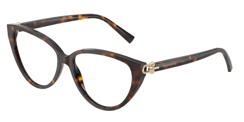 Donna Tiffany TF2292 8015 Montature da vista Acetato Tartaruga Trasparente Cat Eye Normale