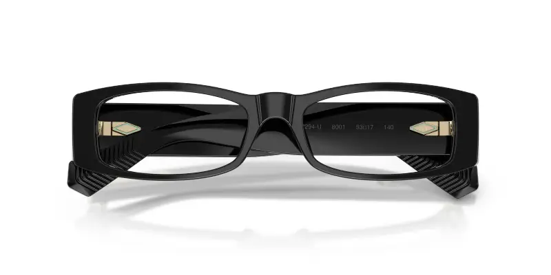 Donna Tiffany TF2294U 8001 Montature da vista Acetato Nero Trasparente Squadrata Normale miniatura 2