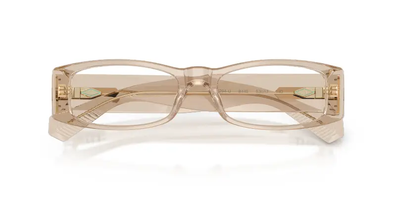 Donna Tiffany TF2294U 8445 Montature da vista Acetato Marrone Trasparente Squadrata Normale miniatura 2