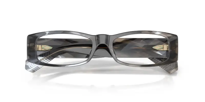 Donna Tiffany TF2294U 8453 Montature da vista Acetato Nero Trasparente Squadrata Normale miniatura 2