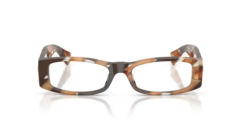 Donna Tiffany TF2294U 8454 Montature da vista Acetato Marrone Trasparente Squadrata Normale miniatura 3