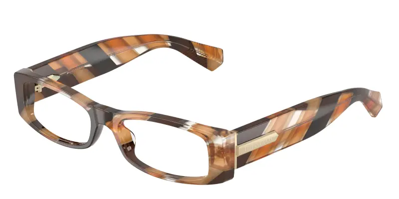 Donna Tiffany TF2294U 8454 Montature da vista Acetato Marrone Trasparente Squadrata Normale