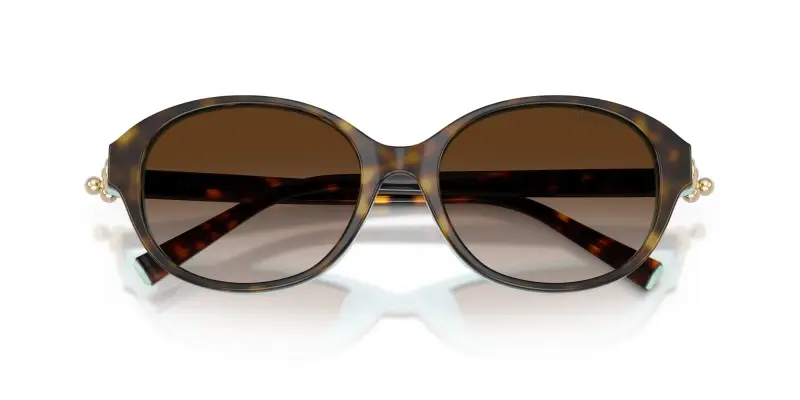 Tiffany Occhiali da sole Donna Marrone 4302184 miniatura 2