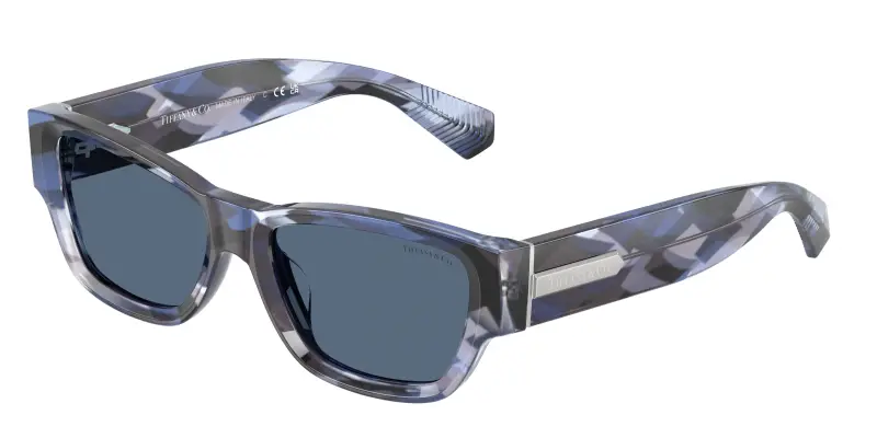 Donna Tiffany TF4265U 846380 Occhiali da sole Acetato Blu Blu Squadrata Normale