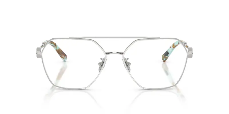 Unisex TF1169 6001 Montature da vista Acciaio Argento Trasparente Geometrica Normale miniatura 3