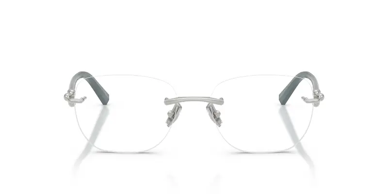 Unisex TF1170D 6001 Montature da vista Metallo Argento Trasparente Squadrata Normale miniatura 3