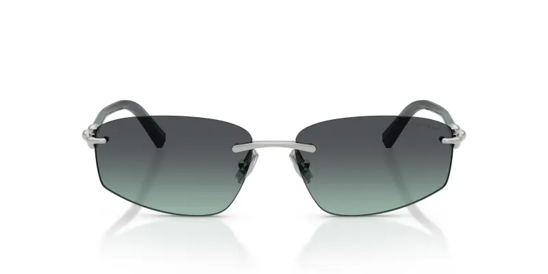 Unisex TF3114 60012G Occhiali da sole Metallo Argento Grigio Geometrica Normale Sfumato miniatura 3