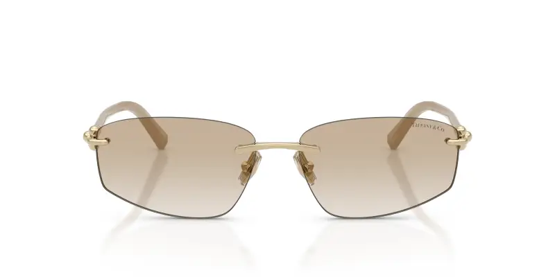 Unisex TF3114 602111 Occhiali da sole Metallo Oro Grigio Geometrica Normale Sfumato miniatura 3