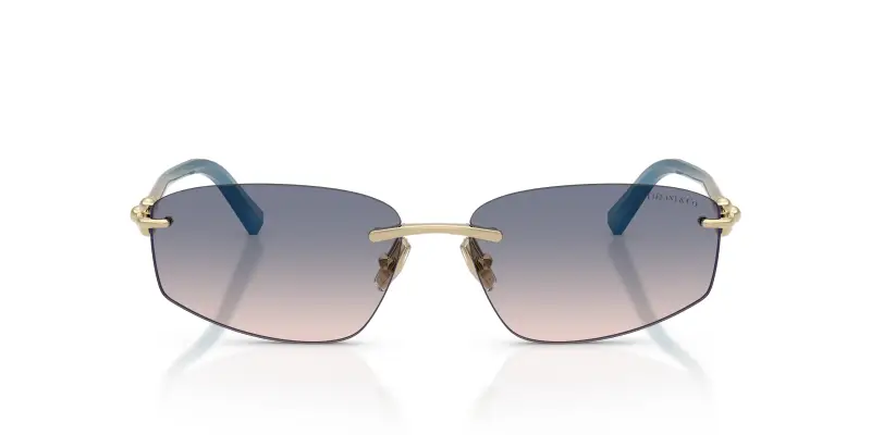 Unisex TF3114 619116 Occhiali da sole Metallo Oro Marrone Geometrica Normale Sfumato miniatura 3