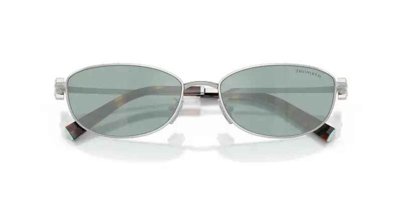 Unisex TF3115 600165 Occhiali da sole Acciaio Argento Grigio Rotonda Normale miniatura 2