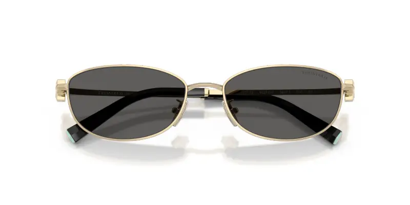 Unisex TF3115 6021S4 Occhiali da sole Acciaio Oro Grigio Rotonda Normale miniatura 2