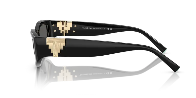 Tiffany Unisex TF4234U 8001S4 Occhiali da sole Iniettato Nero Grigio Geometrica Normale miniatura 3