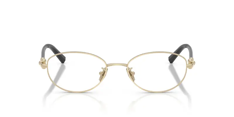 Unisex Tiffany TF1176D 6021 Montature da vista Metallo Oro Trasparente Rotonda Normale miniatura 3