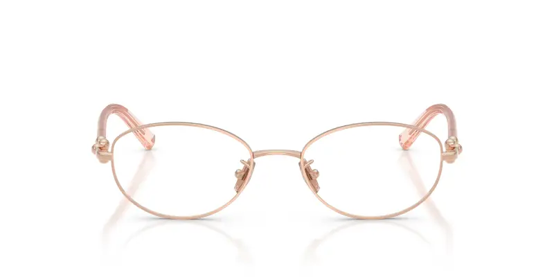 Unisex Tiffany TF1176D 6105 Montature da vista Metallo Oro Trasparente Rotonda Normale miniatura 3