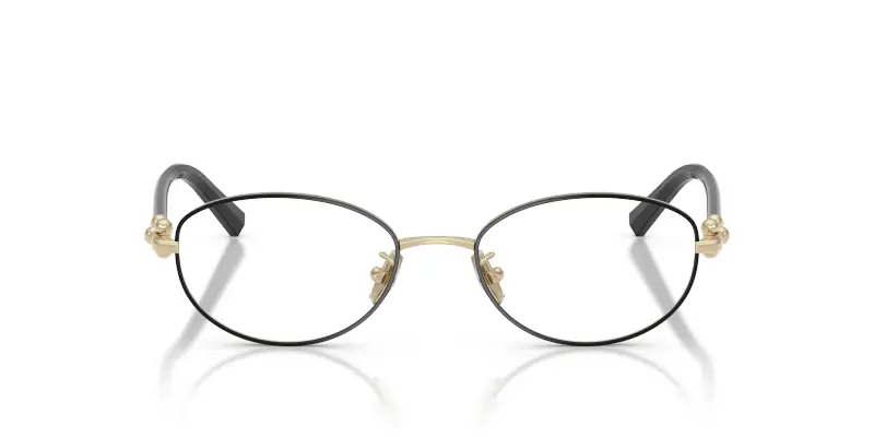 Unisex Tiffany TF1176D 6164 Montature da vista Metallo Nero Trasparente Rotonda Normale miniatura 3