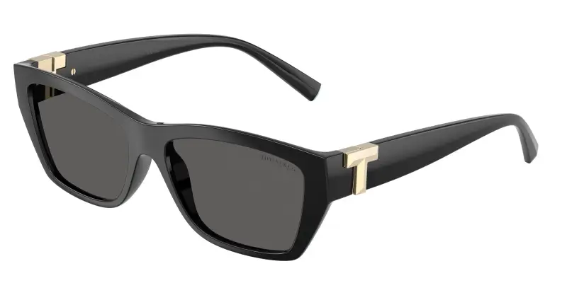 Unisex Tiffany TF4255U 8001S4 Occhiali da sole Iniettato Nero Grigio Squadrata Normale